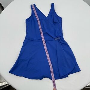 Roxanne Classics Swim‎ Dress Size 14 Bra Size 38C Royal Blue Fully Lined EUC